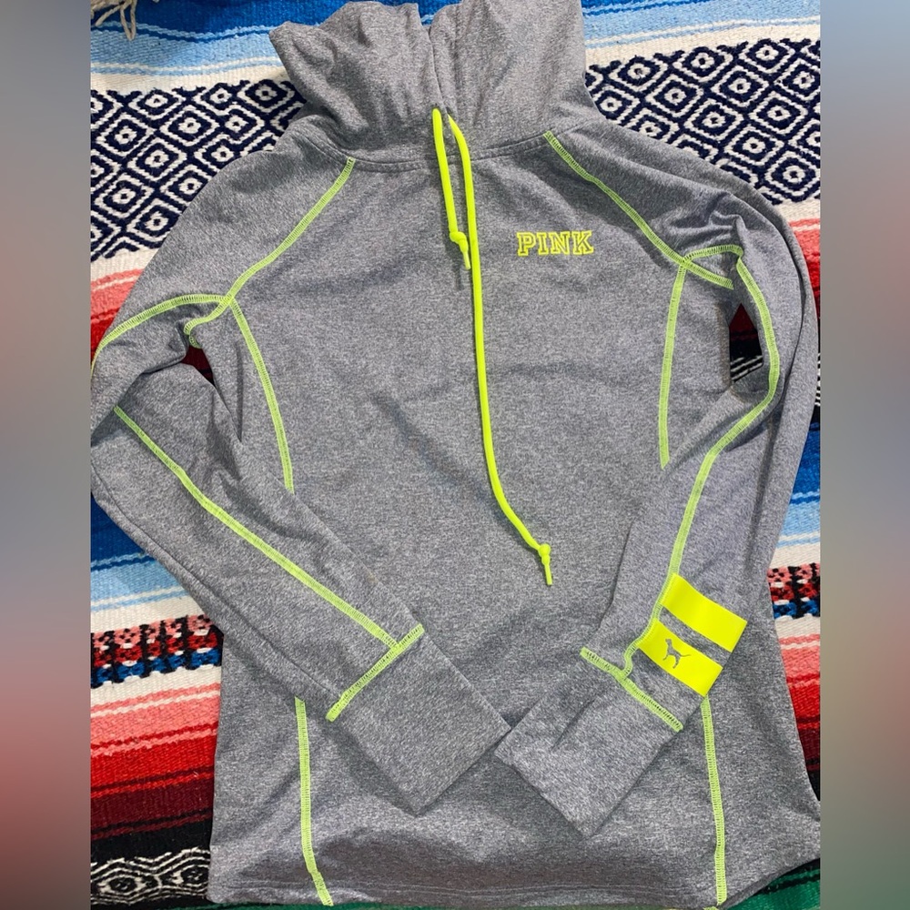 Pink long sleeve hoodie Small Victoria’s Secret